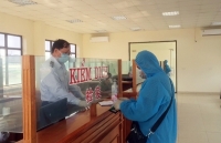 Quảng Ninh: Xét nghiệm Sars-CoV-2 cho lái xe trung chuyển hàng hóa xuất cảnh