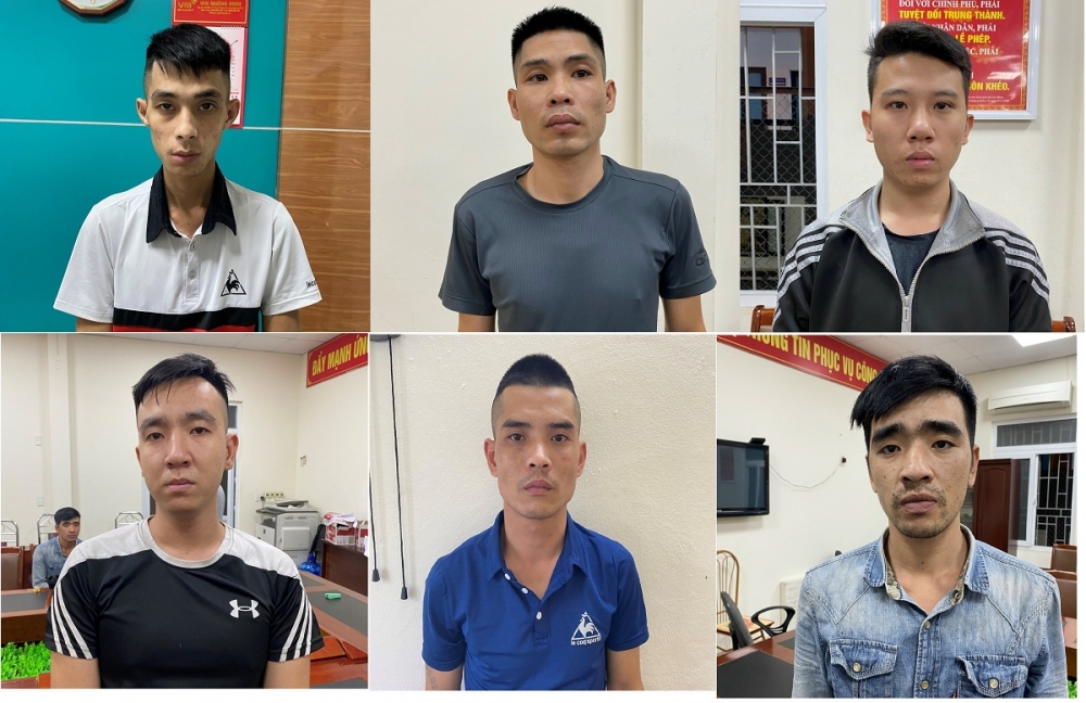 6 đối tượng vừa bị Cơ quan Công an tỉnh Quảng Ninh khởi tố