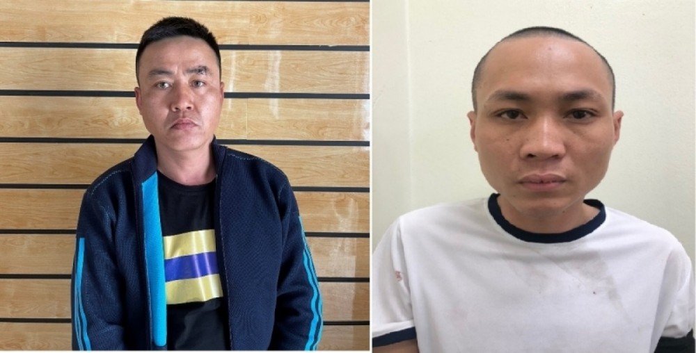 Hai đối tượng Trần Duy Hùng và Hoàng Cao Thắng Hai đối tượng Trần Duy Hùng và Hoàng Cao Thắng