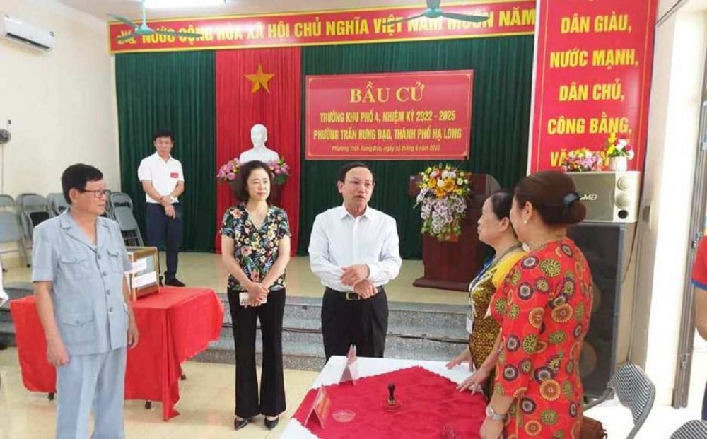 Lãnh đạo tỉnh Quảng Ninh kiểm tra công tác trước bầu cử