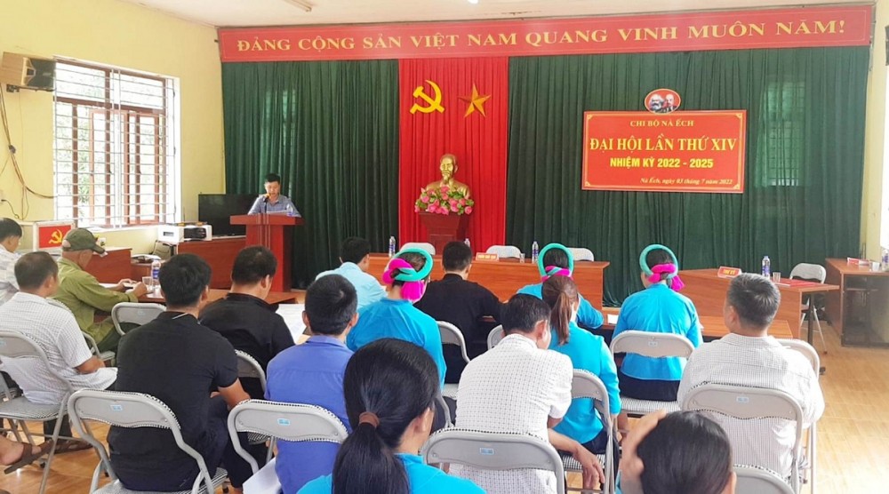 Đại hội chi bộ thôn, bản, khu phố nhiệm kỳ 2022-2025 tại huyện Bình Liêu (tỉnh Quảng Ninh)