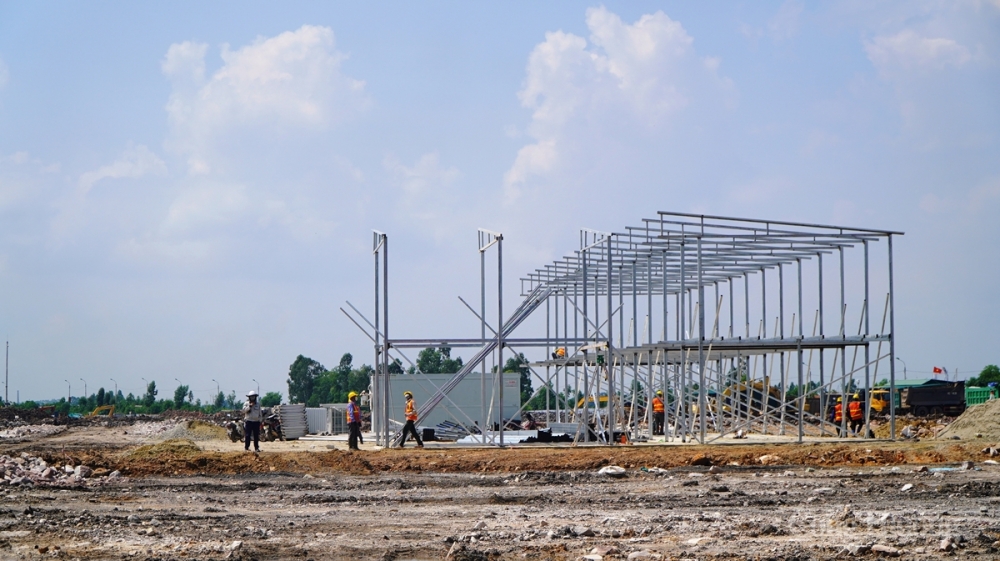 Hạ tầng tại KCN Sông Khoai (TX Quảng Yên, tỉnh Quảng Ninh) đang được nhà thầu đẩy nhanh tiến độ Hạ tầng tại KCN Sông Khoai (TX Quảng Yên, tỉnh Quảng Ninh) đang được nhà thầu đẩy nhanh tiến độ