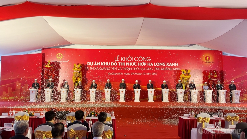 Ấn nút khởi công xây dựng khu đô thị phức hợp Hạ Long Xanh Ấn nút khởi công xây dựng khu đô thị phức hợp Hạ Long Xanh