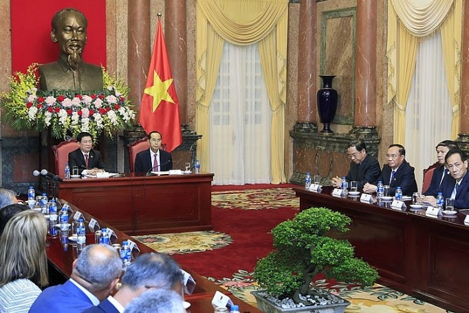 chu tich nuoc tran dai quang tiep cac truong doan tham du dai hoi asosai 14