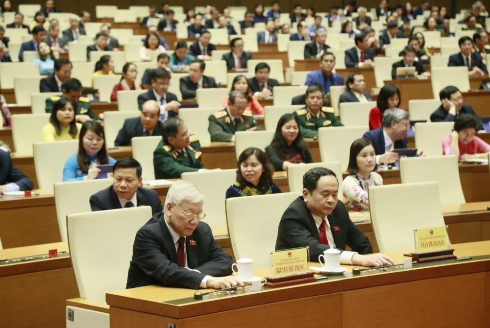 Hội trường Quốc hội chiều ngày 31/3 Hội trường Quốc hội chiều ngày 31/3