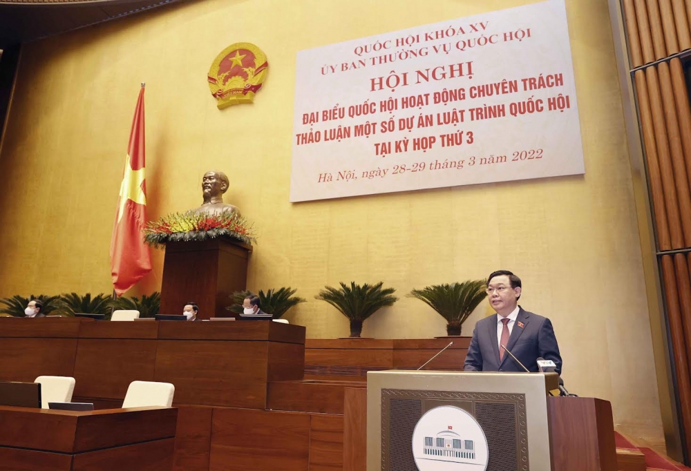 Tập trung thảo luận 4 dự án Luật để trình tại Kỳ họp thứ 3, Quốc hội khóa XV