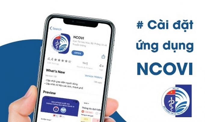 ung dung khai bao y te ncovi co gan 65 trieu luot tai