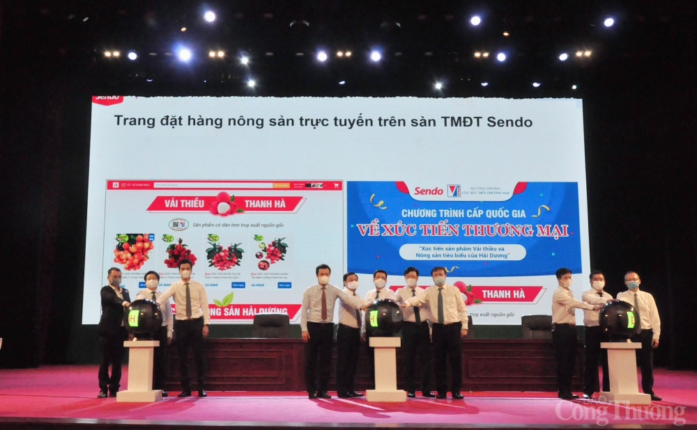 Bộ Công Thương luôn đồng hành cùng Hải Dương trong tiêu thụ vải thiều và nông sản