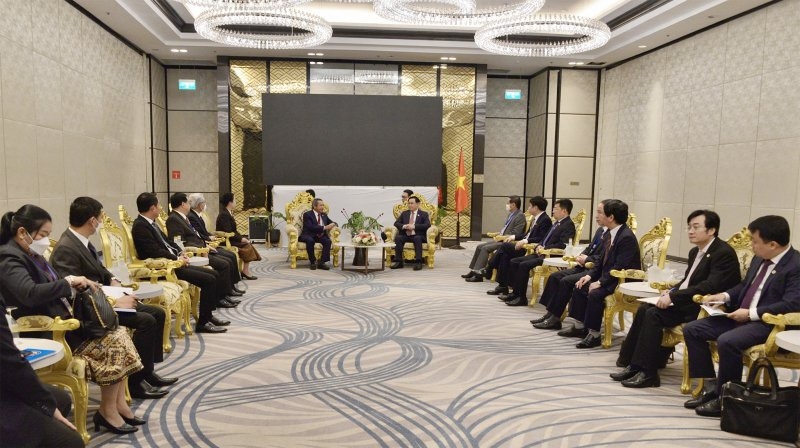 Chủ tịch Quốc hội tiếp Bộ trưởng Bộ Công nghệ và Truyền thông Lào Chủ tịch Quốc hội tiếp Bộ trưởng Bộ Công nghệ và Truyền thông Lào