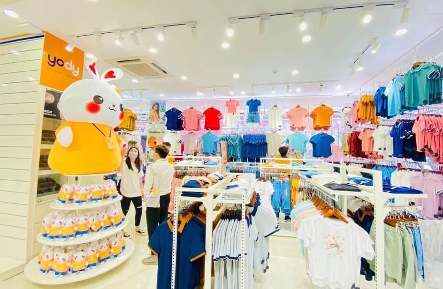 Không gian trưng bày sản phẩm thời gian dành cho trẻ em của YODY tại địa chỉ Kim Đồng - Hoàng Mai - Hà Nội Không gian trưng bày sản phẩm thời gian dành cho trẻ em của YODY tại địa chỉ Kim Đồng - Hoàng Mai - Hà Nội