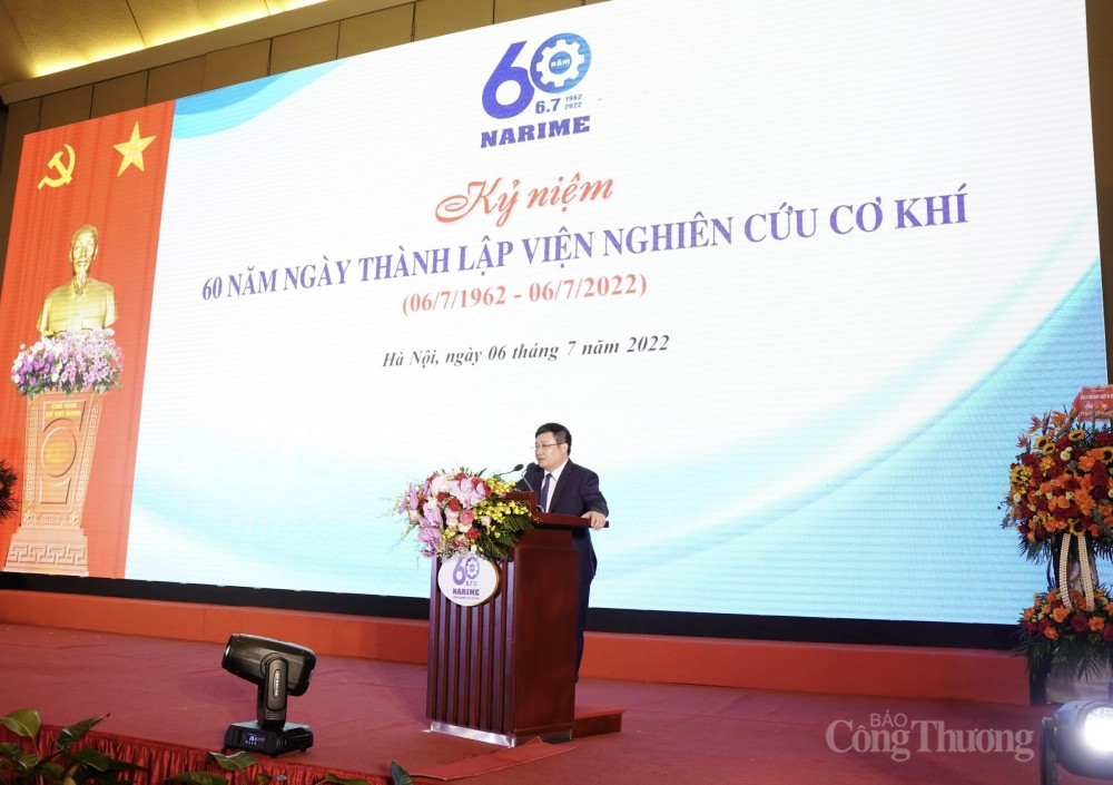 Thứ trưởng Nguyễn Sinh Nhật Tân: Viện Nghiên cứu Cơ khí cần tập trung thực hiện 5 nhiệm vụ trọng tâm