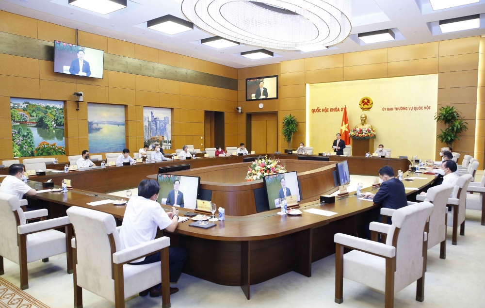 Chủ tịch Quốc hội Vương Đình Huệ Tại buổi làm việc Chủ tịch Quốc hội Vương Đình Huệ Tại buổi làm việc