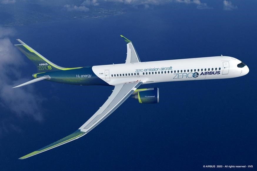 Airbus giới thiệu ý tưởng máy bay không khí thải mới Airbus giới thiệu ý tưởng máy bay không khí thải mới