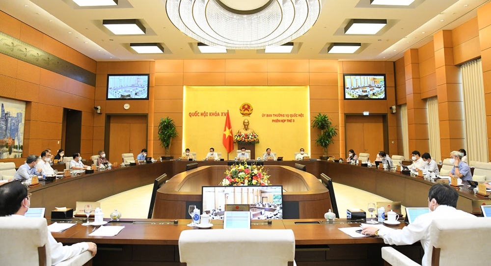 Ủy ban Thường vụ Quốc hội cho ý kiến về dự án Luật sửa đổi, bổ sung một số điều của Luật Sở hữu trí tuệ Ủy ban Thường vụ Quốc hội cho ý kiến về dự án Luật sửa đổi, bổ sung một số điều của Luật Sở hữu trí tuệ