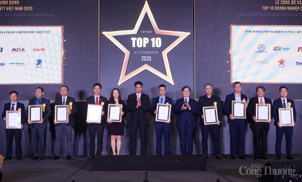 Vinh danh Top 10 doanh nghiệp công nghệ thông tin Việt Nam 2020 Vinh danh Top 10 doanh nghiệp công nghệ thông tin Việt Nam 2020