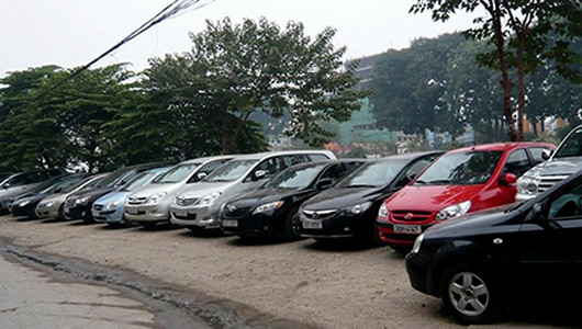 Một điểm cho thuê xe ở Hà Nội