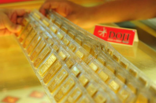 Giá vàng trong nước tăng theo thế giới. Ảnh: PV.