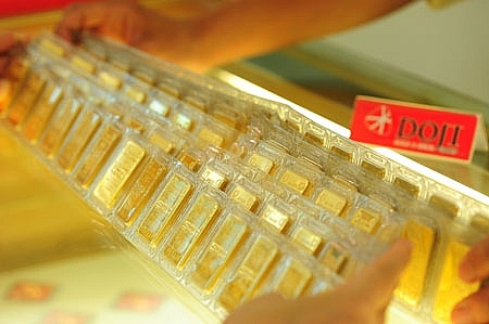 Giá vàng SJC đi xuống gia vang sjc di xuong 115112