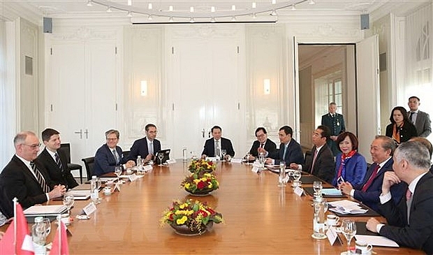 Phó Thủ tướng Trương Hòa Bình dự nhiều hoạt động tại WEF Davos pho thu tuong truong hoa binh du nhieu hoat dong tai wef davos