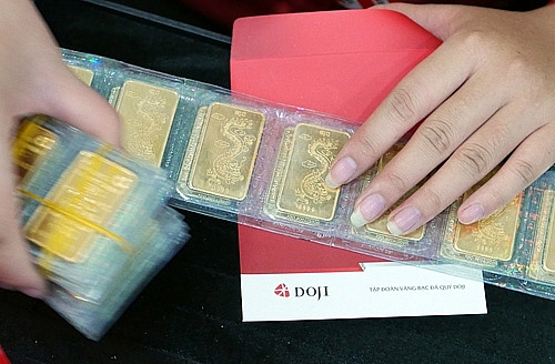 gia vang trong nuoc giam manh 116072