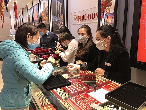 gia vang trong nuoc tang 50000 dong moi luong phien dau tuan