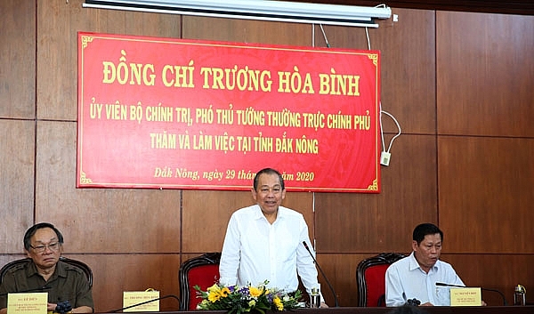 pho thu tuong thuong truc chinh phu lam viec tai dak nong