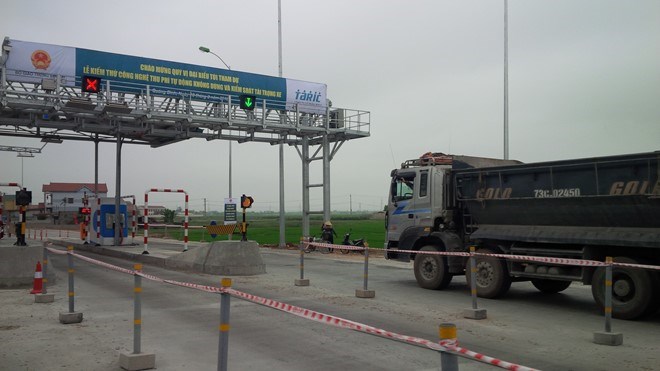 trạm thu phí không dừng