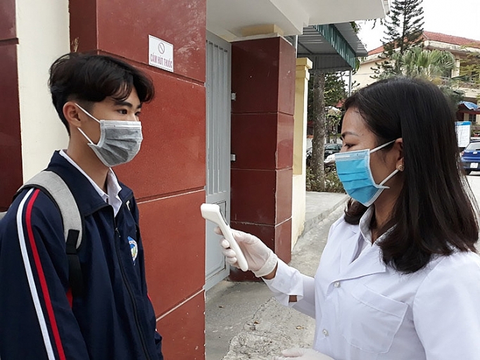 quang ninh cac truong dam bao an toan cho hoc sinh sinh vien di hoc tro lai