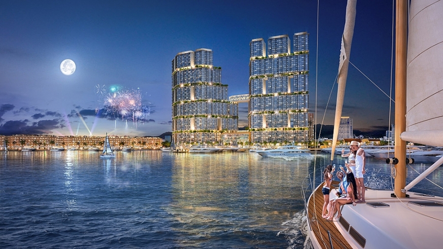 Sun Marina Town nằm sát Vịnh biển du thuyền sẽ sớm trở thành biểu tượng mới của Hạ Long. Ảnh phối cảnh minh họa Sun Marina Town nằm sát Vịnh biển du thuyền sẽ sớm trở thành biểu tượng mới của Hạ Long. Ảnh phối cảnh minh họa