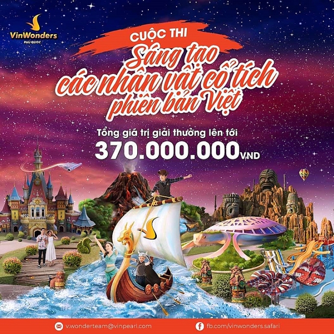 vinwonders to chuc thi sang tao cac nhan vat co tich phien ban viet