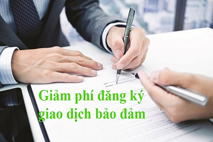 bo tai chinh du kien giam phi linh vuc dang ky giao dich bao dam