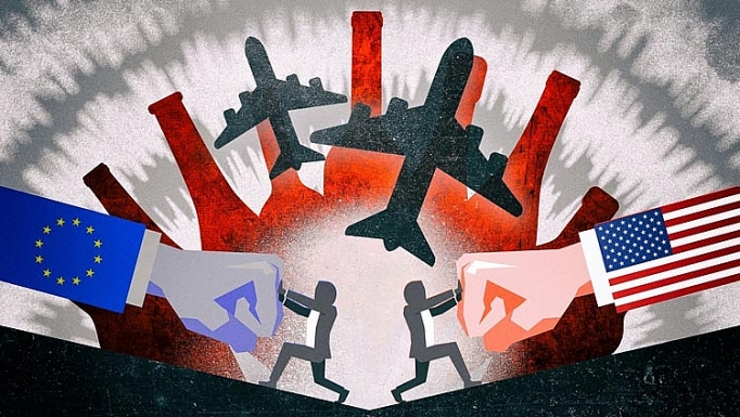 Xuất khẩu của EU giảm mạnh sau 6 tháng Mỹ áp thuế xuat khau cua eu giam manh sau 6 thang my ap thue