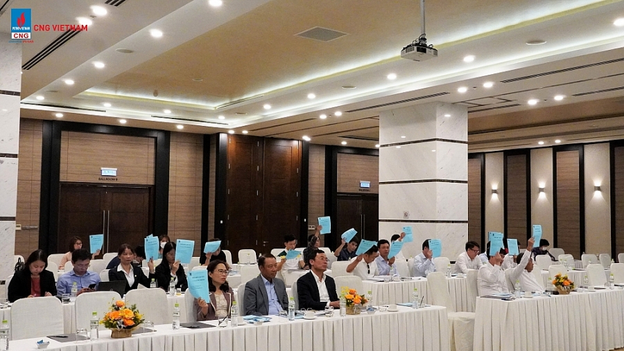 các cổ đông thực hiện quyền bỏ phiếu cho các nội dung được trình xin ý kiến tại Đại hội các cổ đông thực hiện quyền bỏ phiếu cho các nội dung được trình xin ý kiến tại Đại hội