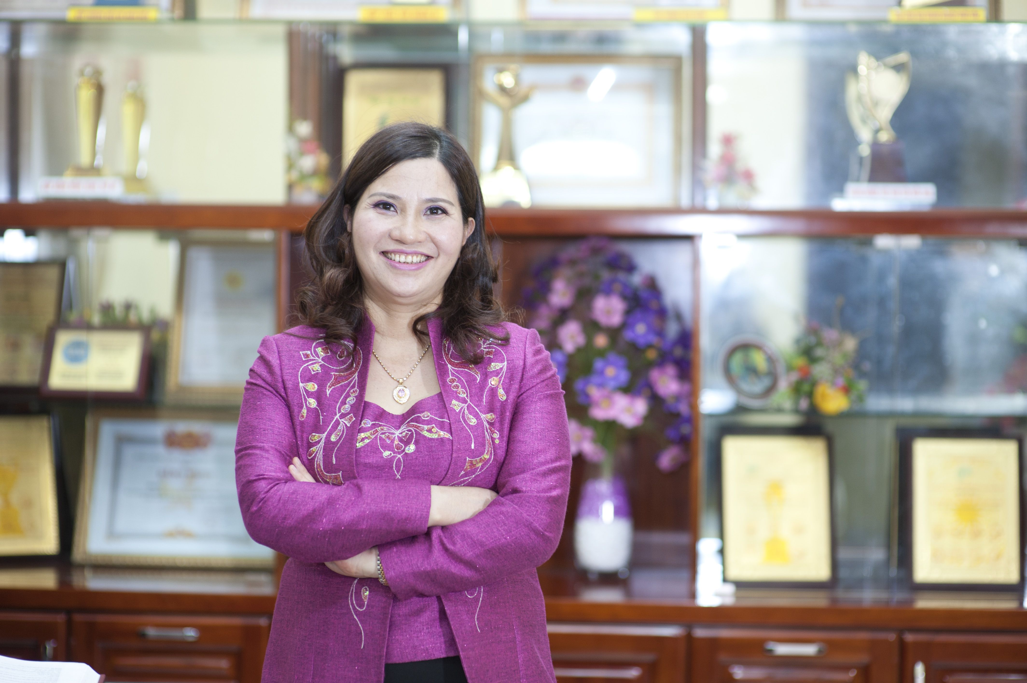 Chân dung dược sĩ Lê Thị Bình, TGĐ Công ty Dược phẩm Tâm Bình