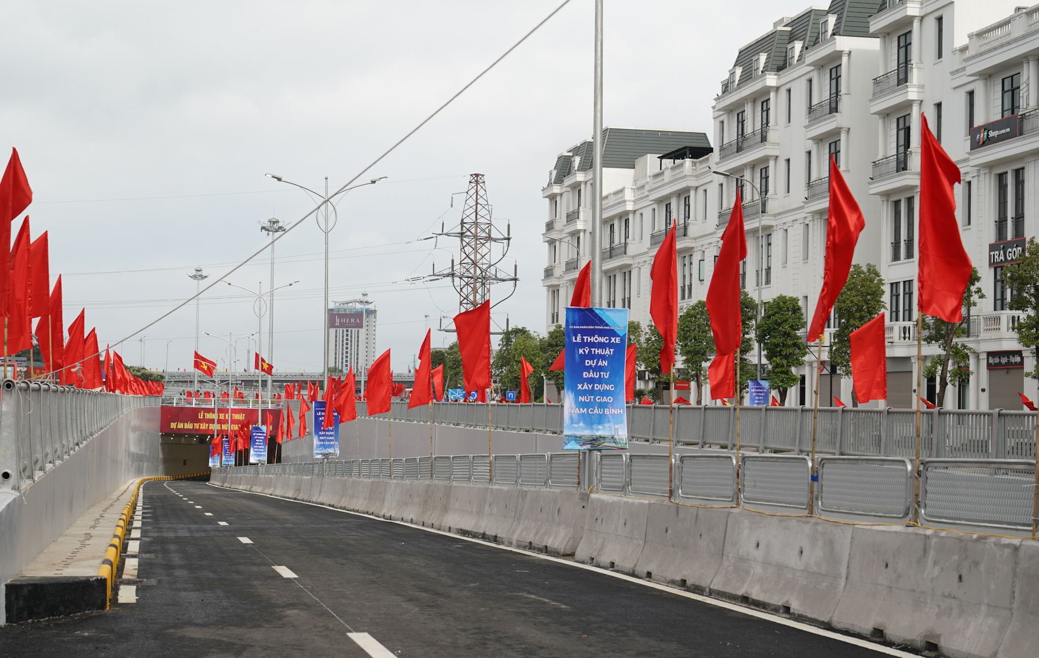 thong xe ky thuat du an nut giao nam cau binh hai phong