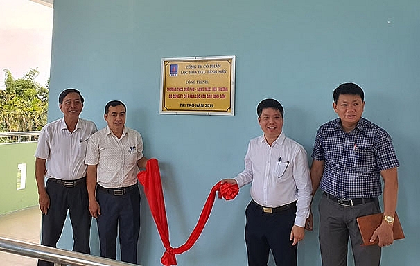 bsr khanh thanh va dua vao su dung 2 cong trinh an sinh xa hoi tai xa que phu quang nam