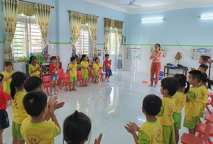 BSR khánh thành và đưa vào sử dụng công trình Trường mầm non Đức Phong (Quảng Ngãi) bsr khanh thanh va dua vao su dung cong trinh truong mam non duc phong quang ngai