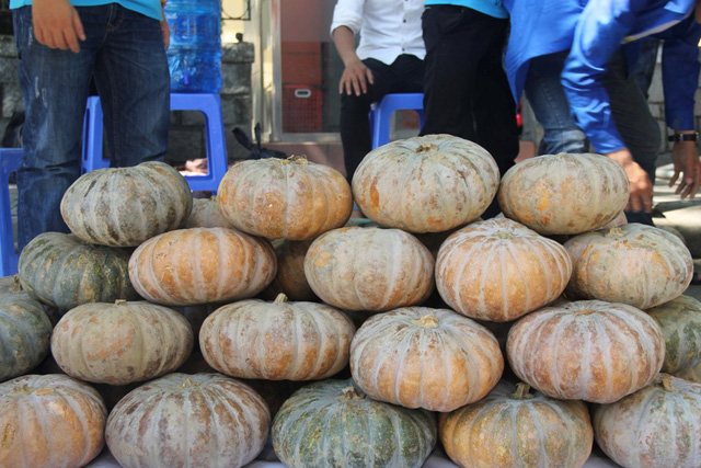 Bí đỏ có giá 5.000 đồng/kg