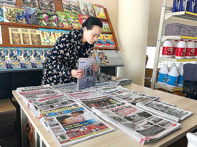 nghe an not lang cua bao giay