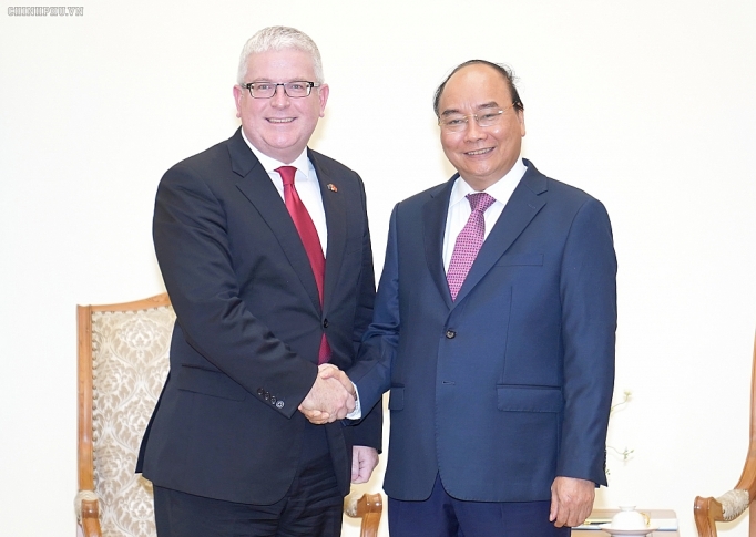 Thủ tướng tiếp Đại sứ Australia thu tuong tiep dai su australia