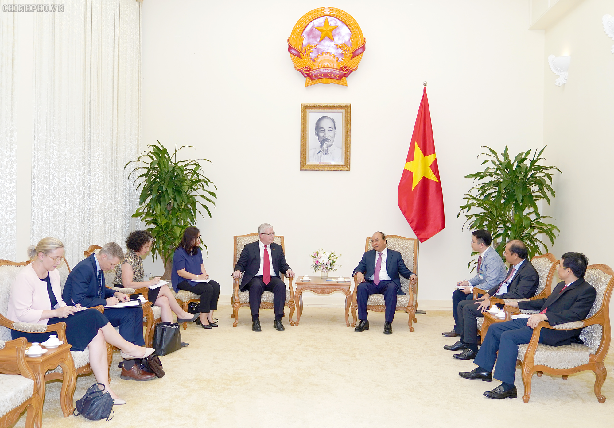 Thủ tướng tiếp Đại sứ Australia thu tuong tiep dai su australia