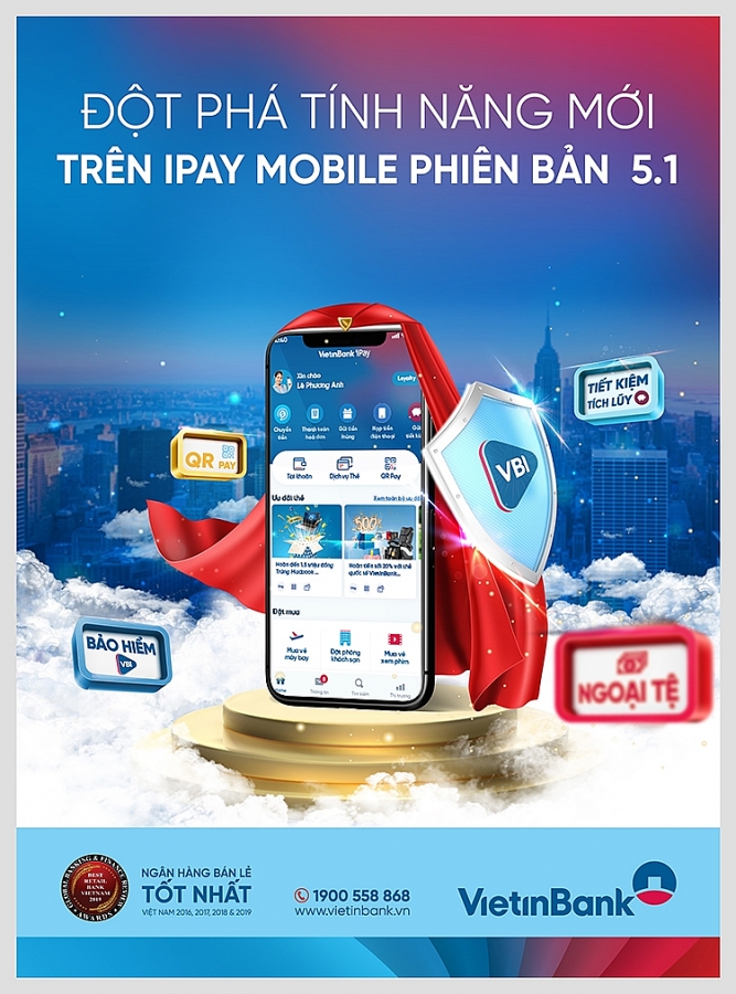 dot pha tinh nang voi phien ban moi nhat vietinbank ipay mobile 51