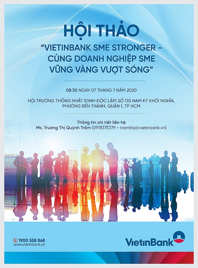 Poster Hội thảo “VietinBank SME Stronger – cùng Doanh nghiệp vững vàng vượt sóng” 3541 poster hyi thyo yvietinbank sme stronger y cung doanh nghiyp vyng vang vyyt songy
