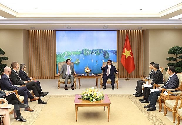 Thủ tướng Phạm Minh Chính tiếp Tổng Giám đốc Tập đoàn AstraZeneca Thủ tướng Phạm Minh Chính tiếp Tổng Giám đốc Tập đoàn AstraZeneca