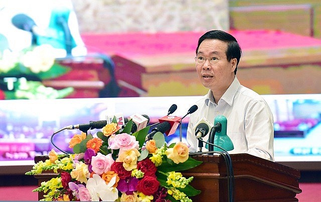 Ủy viên Bộ Chính trị, Thường trực Ban Bí thư Võ Văn Thưởng phát biểu chỉ đạo Hội nghị  Ủy viên Bộ Chính trị, Thường trực Ban Bí thư Võ Văn Thưởng phát biểu chỉ đạo Hội nghị