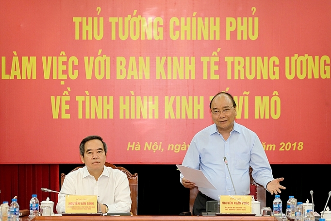 Thủ tướng Chính phủ làm việc với Ban Kinh tế Trung ương thu tuong chinh phu lam viec voi ban kinh te trung uong