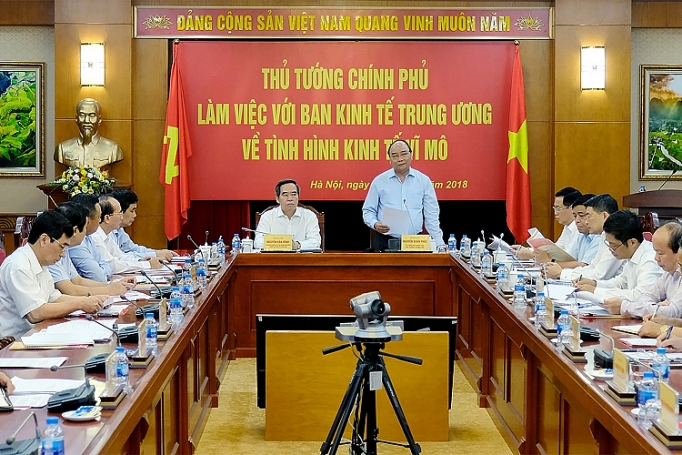 Thủ tướng Chính phủ làm việc với Ban Kinh tế Trung ương thu tuong chinh phu lam viec voi ban kinh te trung uong