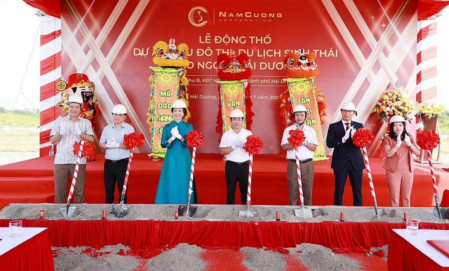 Lễ Động thổ Dự án Khu đô thị, du lịch sinh thái Đảo Ngọc – Hải Dương Lễ Động thổ Dự án Khu đô thị, du lịch sinh thái Đảo Ngọc – Hải Dương