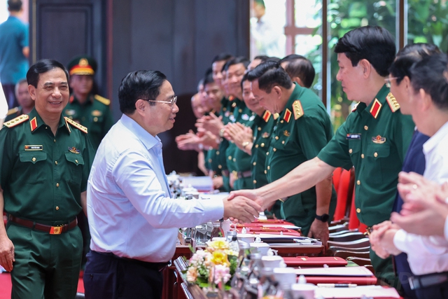 Thủ tướng Phạm Minh Chính dự Hội nghị Quân chính toàn quân - Ảnh 3. Thủ tướng Phạm Minh Chính dự Hội nghị Quân chính toàn quân - Ảnh 3.