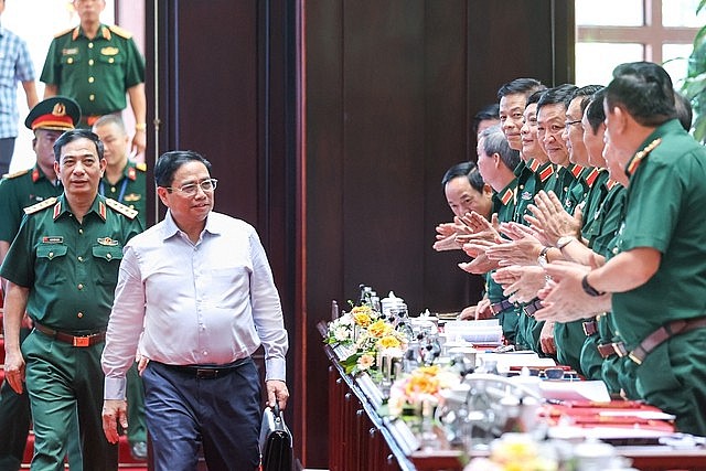 Thủ tướng Phạm Minh Chính dự Hội nghị Quân chính toàn quân Thủ tướng Phạm Minh Chính dự Hội nghị Quân chính toàn quân